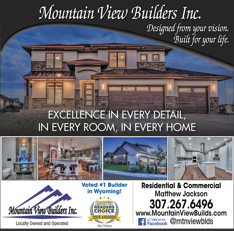 Mountain View Builders was awarded the 2015 Readers Choice Award by the Casper Star Tribune